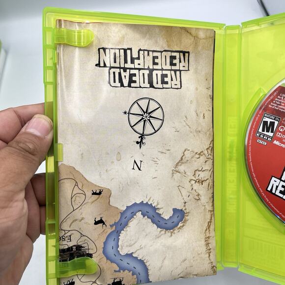 Red Dead Redemption Xbox 360 CIB Map & Manual Tested - Picture 2 of 8